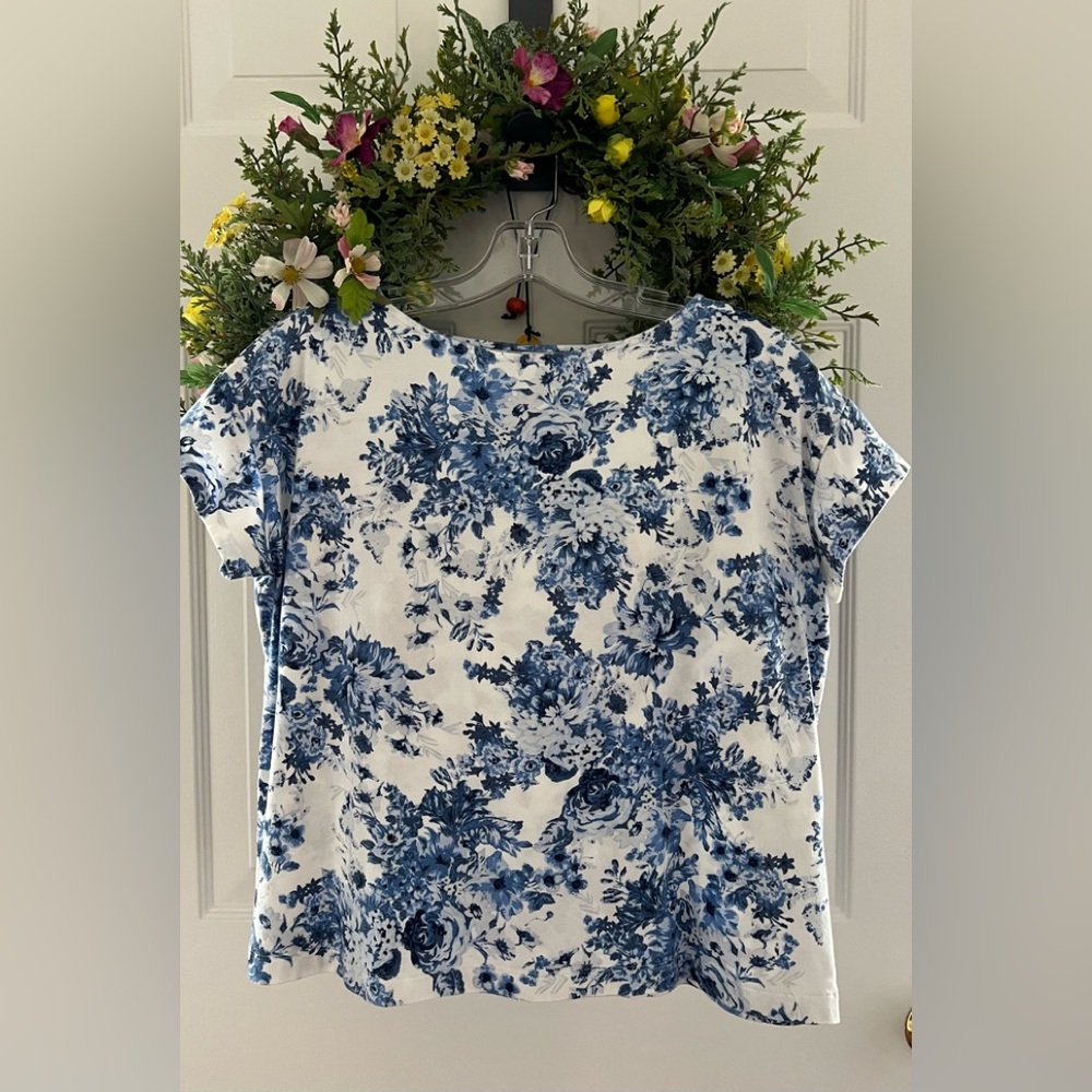 J Jill Luxe Supima short-sleeve tee